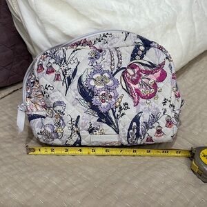 Vera Bradley Purple Floral Cosmetic Bag